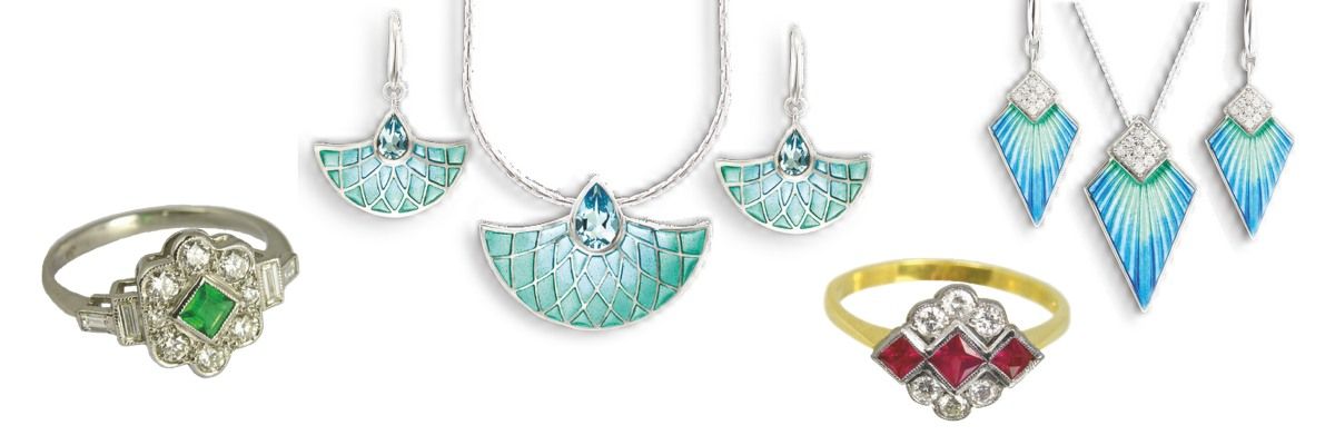 aa thornton art deco jewellery design