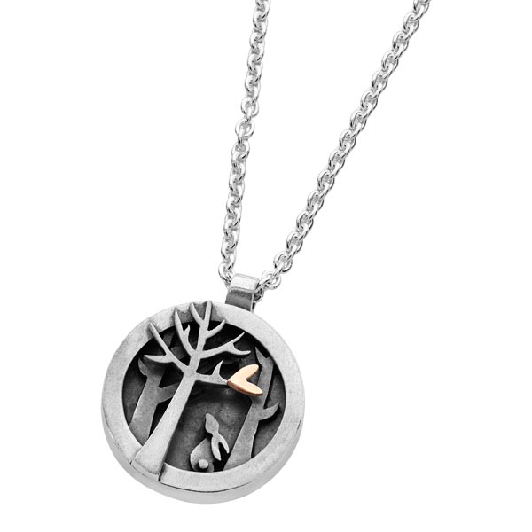 Woodland Collection pendant Sally Thorntons jewellery blog on Linda Macdonald from AA Thornton Kettering Northampton 