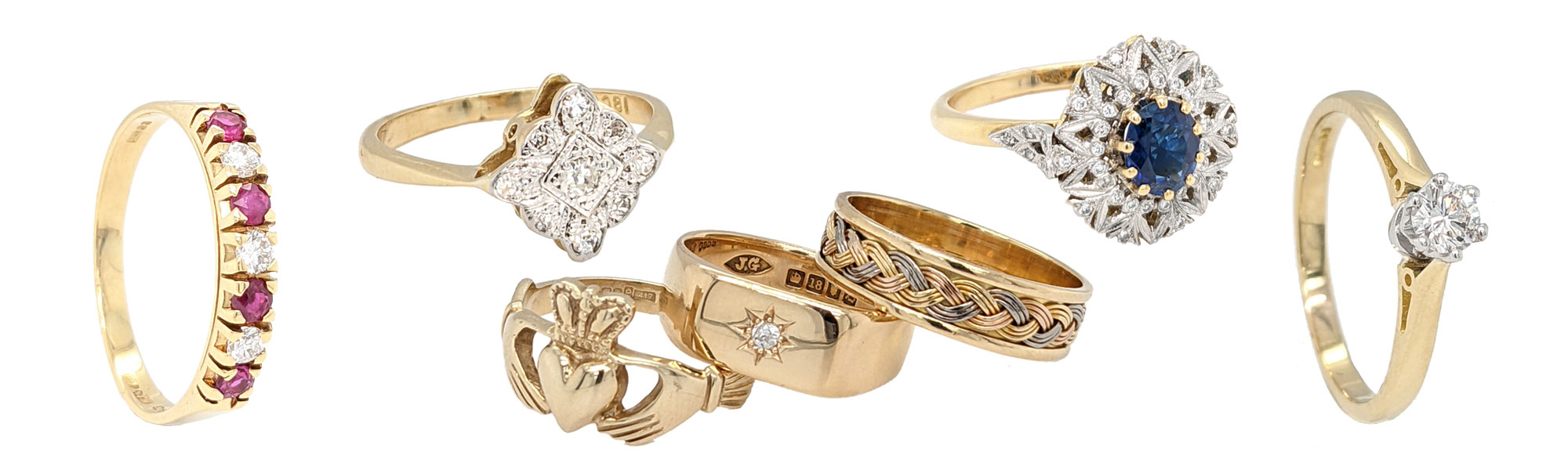 Jewellery blog by Sally Thornton for Thorntons Jewellers Kettering Northampton Pre loved rings Banner 