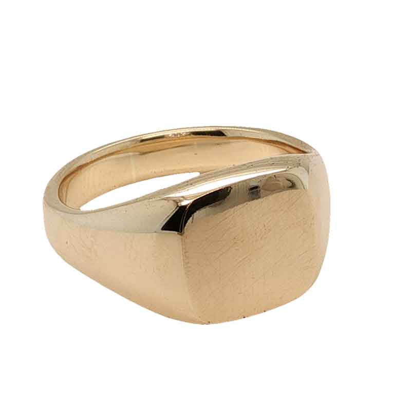 aa thornton Finished gold signet