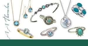 Sally's Article on blue Gemstone Jewellery from AA Thornton Kettering Northampton