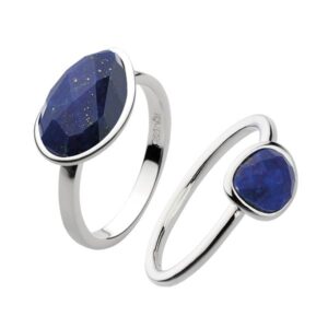 Lapis Lazuli silver rings note the pyrite flecks that I refer to from AA Thornton Kettering Northampton.