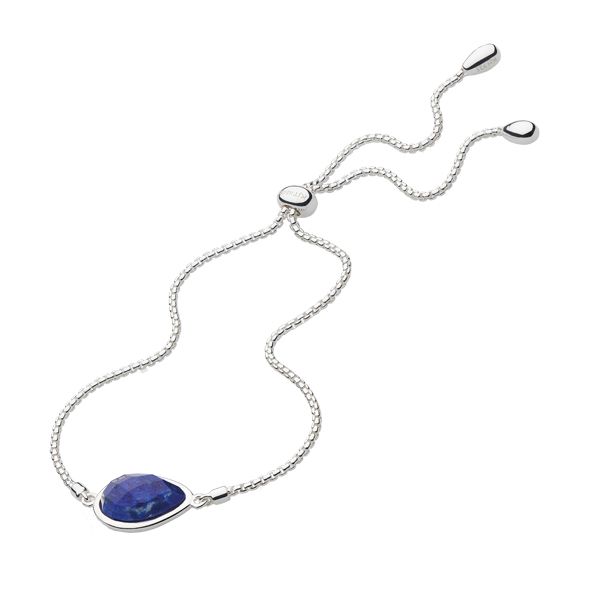 Lapis Lazuli silver toggle bracelet from AA Thornton Kettering Northampton