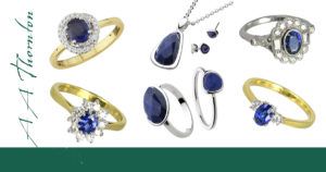 Sally's blog on singing the blues again with blue gemstone jewellery fro AA Thornton Kettering