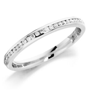 18ct White gold channel set diamond full eternity ring from AA Thornton Kettering Northants Northamptonshire