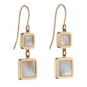 9ct yellow gold mother of pearl drop earrings £145 on Sally Thornton Jewellery blog from Thorntons Jewellers Kettering Northampton
