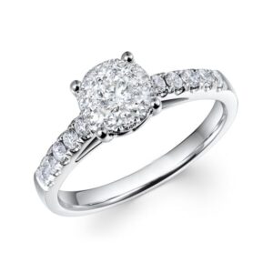 Diamond engagement ring from AA Thornton Jeweller Kettering Northampton