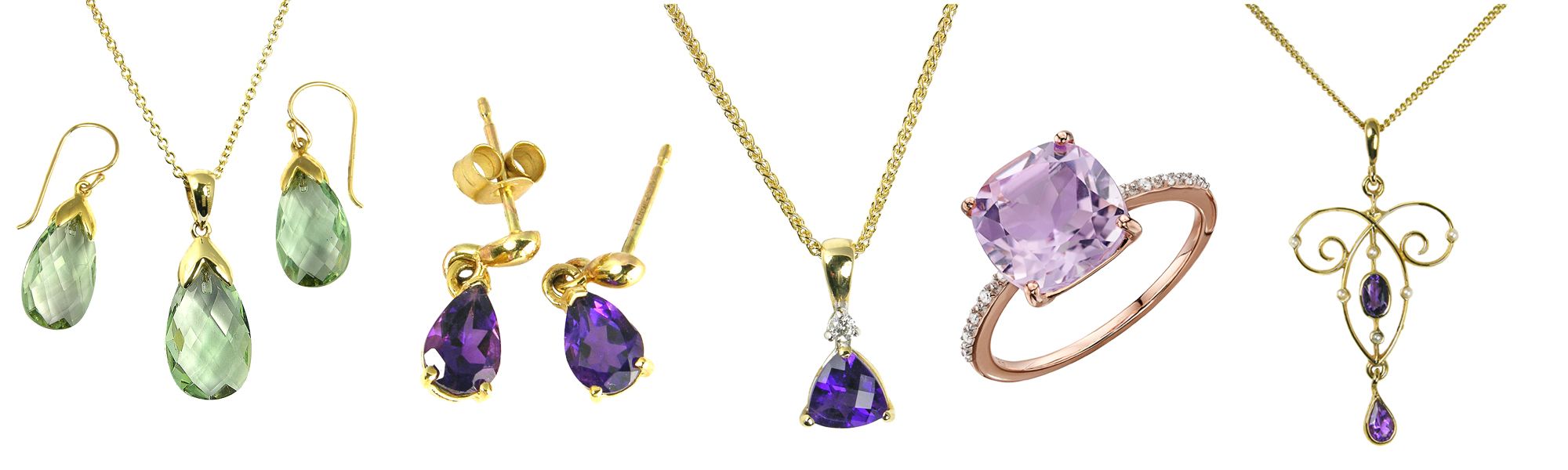 Gemstone Jewellery Collection from AA Thornton Jeweller Kettering Northampton