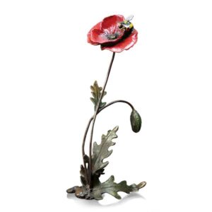 Limited edition Poppy with Honey Bee from AA Thornton Jewellery Kettering Northampton