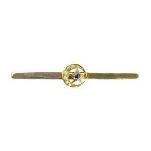 Second hand 9ct seed pearl moon & star brooch £95 Sally Thornton Jewellery Blog Kettering