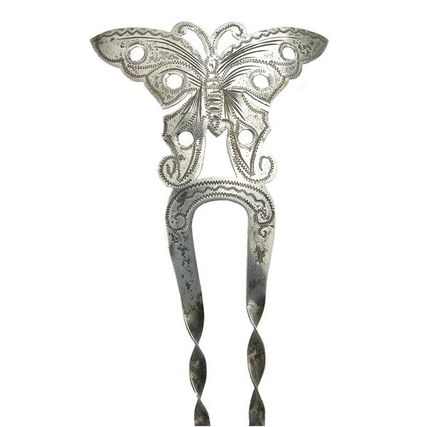 Silver hair piece hallmarked 1905 Sally Thornton Jewellery blog on flying inspiration at thorntons jewellers kettering northampton