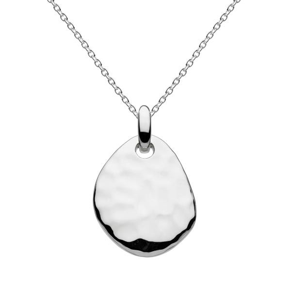 Silver hammered pebble necklace £110 on Sally Thornton Jewellery blog from Thorntons Jewellers Kettering Northampton