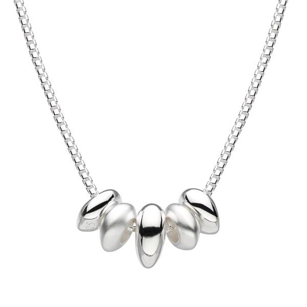 Silver sandblast bead necklace £72 on Sally Thornton Jewellery blog from Thorntons Jewellers Kettering Northampton