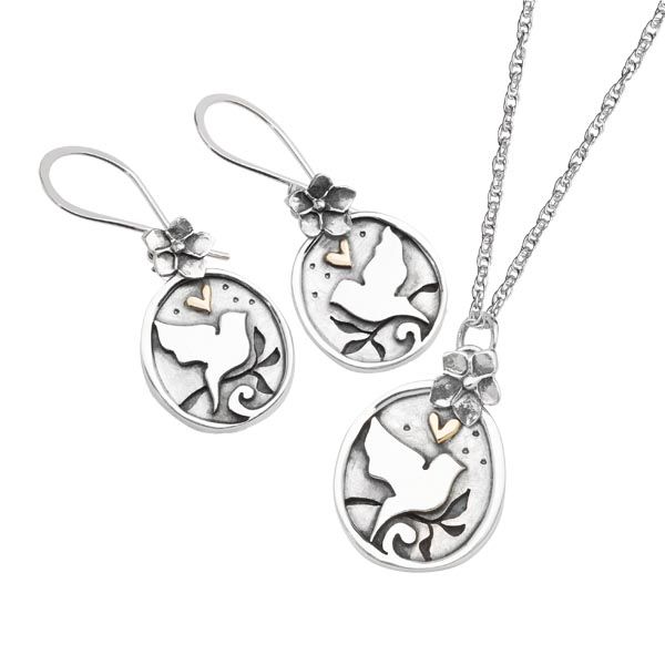 Starry night silver and 9ct gold drop earrings £113 & pendent on a chain £85 Sally Thornton Jewellery blog on flying inspiration at thorntons jewellers kettering northampton