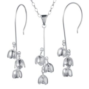 Sterling Silver Bluebell Pendant & earrings on Sally Thornton Jewellery blog at Thorntons Jewellers Kettering