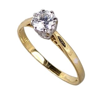 97526 £395 Second Hand 18ct Diamond Single Stone Ring from Thorntons Jewellers Jewellery Collection Kettering Northampton