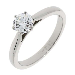 Platinum Single Stone certificated diamond ring 98706 £5250 from thornton jeweller diamond jewellery collection in Kettering Northampton
