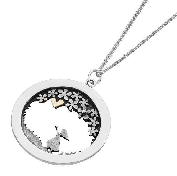 Meadow Collection pendant in Sally Thorntons jewellery blog on Linda Macdonald from AA Thornton Kettering Northampton 