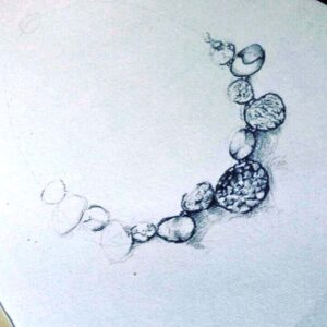 Sally Thorntons jewellery blog on Chris Lewis from AA Thornton Jeweller in Kettering Northampton One of his design sketches