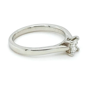 Pre Loved Platinum Princess Cut Diamond Ring