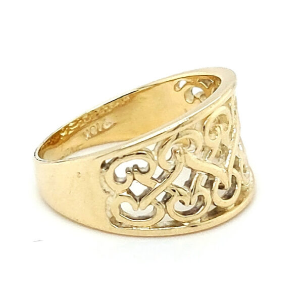 Pre Loved 10ct Yellow Gold Dress Ring