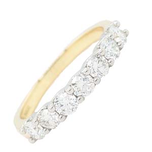 18ct gold 7 stone diamond ring£2,500 Sally Thorntons Jewellery blog on Christmas gift ideas from Thornton Jewellers Kettering Northampton