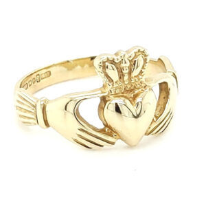 Preloved 10ct Gold Irish Claddagh Ring