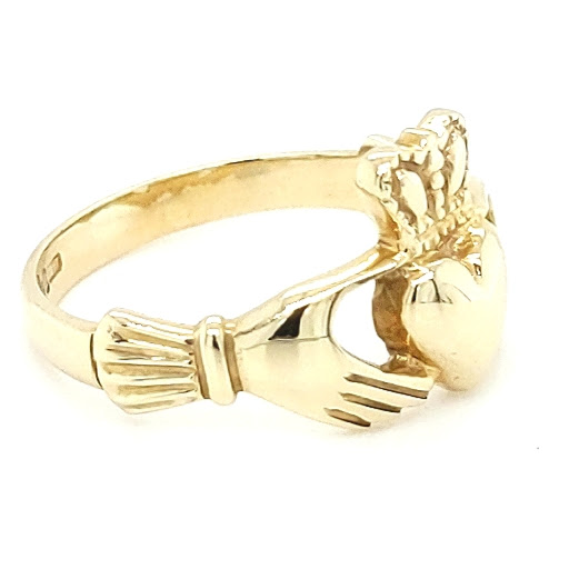Preloved 10ct Gold Irish Claddagh Ring