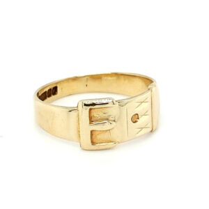 Pre Loved 9ct Buckle Ring