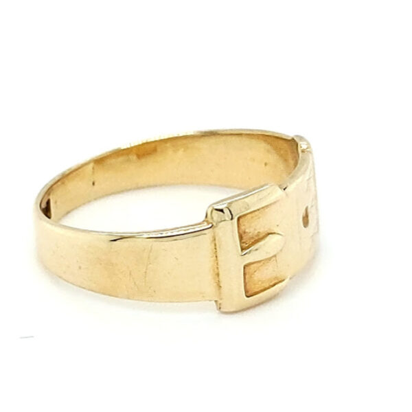 Pre Loved 9ct Buckle Ring