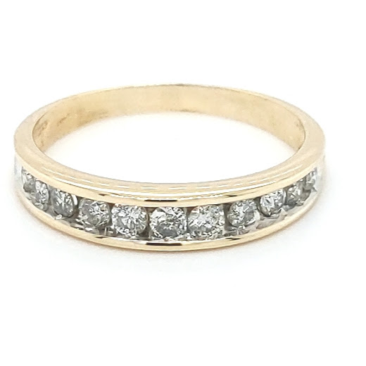Preloved 9ct Diamond Half Eternity Ring