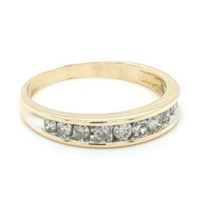 Preloved 9ct Diamond Half Eternity Ring