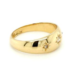 Pre Loved 18ct Gold 3 Stone Diamond Ring