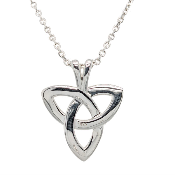 Silver celtic trinity knot pendant on chain £51 from Sally Thornton Jewellery Blog on Knots from Thorntons Jewellers 