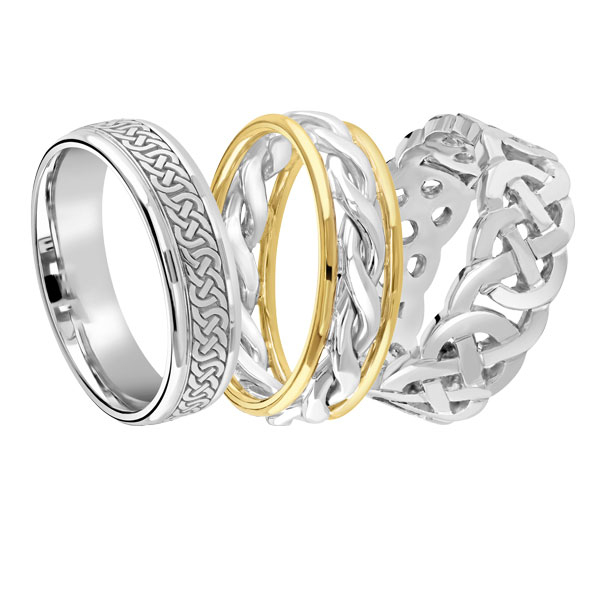 Gents Celtic wedding bands from Sally Thornton jewellery blog on Wedding Rings at Thorntons Jewellers Kettering Northampton