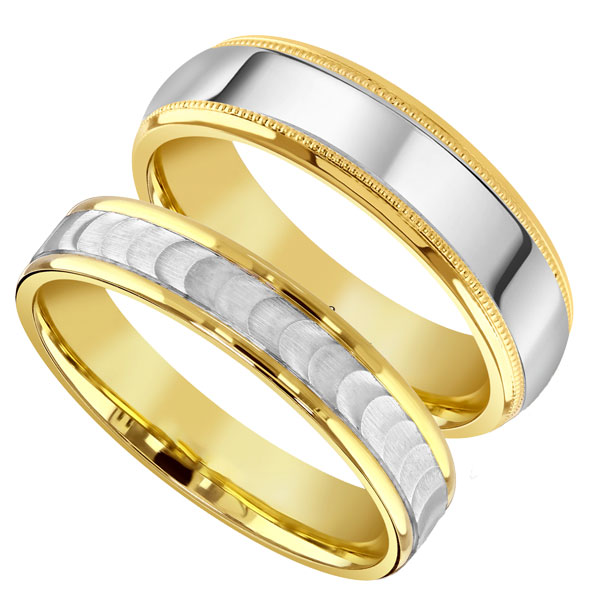 Gents bicolour  from Sally Thornton jewellery blog on Wedding Rings at Thorntons Jewellers Kettering Northampton