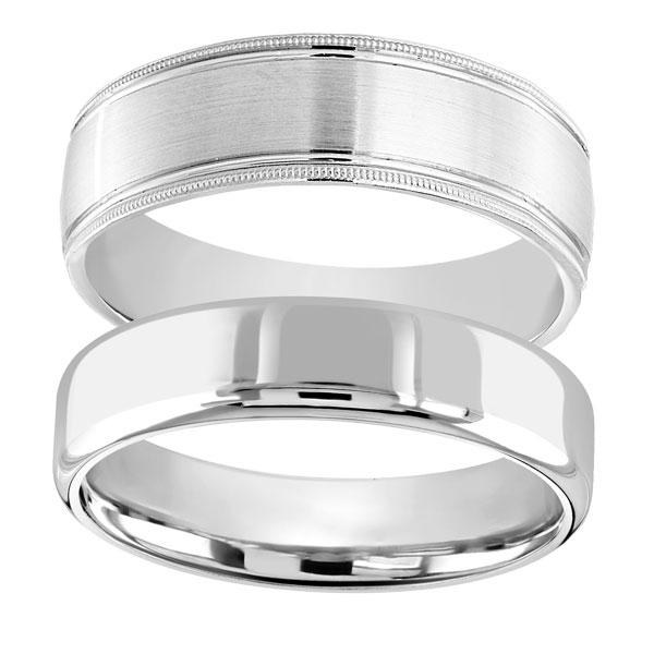 Gents plain and bead edge wedding bands from Sally Thornton jewellery blog on Wedding Rings at Thorntons Jewellers Kettering Northampton