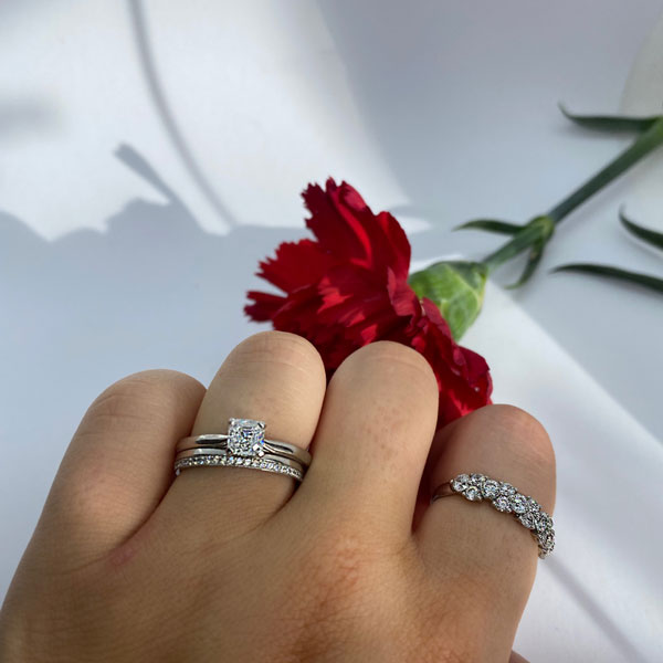 Solitaire wedding and eternity rings  from Sally Thornton jewellery blog on Wedding Rings at Thorntons Jewellers Kettering Northampton