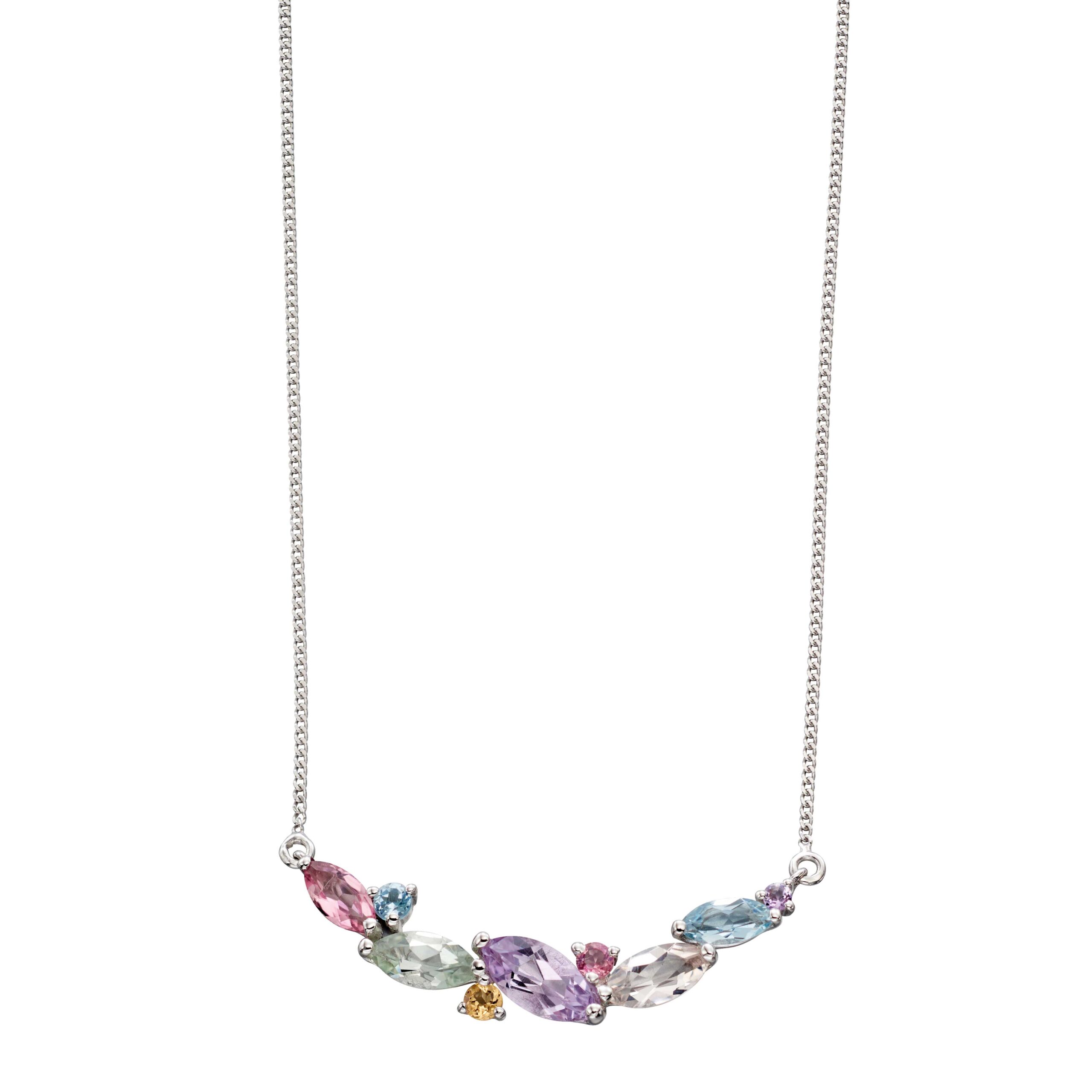 9ct white gold multi stone marquise necklet on Sally Thorntons jewellery blog from AA Thornton Kettering Northampton 