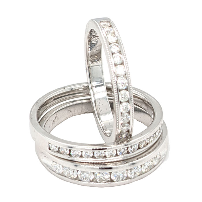 102054 102055 102048 Pre loved diamond half eternity rings from £495  Jewellery blog by Sally Thornton for Thorntons Jewellers Kettering Northampton