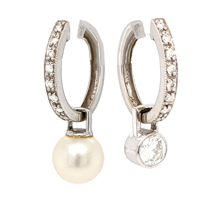 My favourite earrings with either pearl or diamond Sally Thorntons blog on earrings from Thornton Jeweller Kettering Northampton