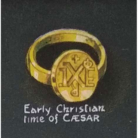 Early christian ring on the blog on Historical rings by Sally Thornton from Thorntons Jewellers Kettering Northampton