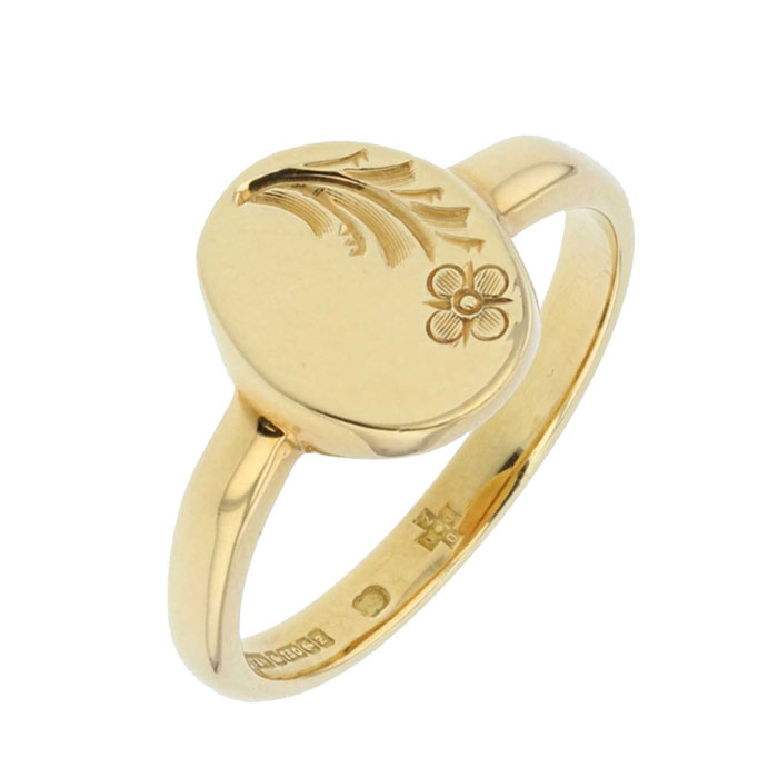 Engraved signet ring on the blog on Historical rings by Sally Thornton from Thorntons Jewellers Kettering Northampton