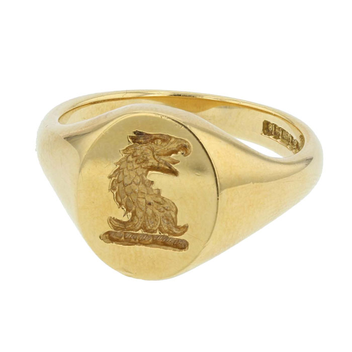 Seal engraved signet rin on the blog on Historical rings by Sally Thornton from Thorntons Jewellers Kettering Northampton