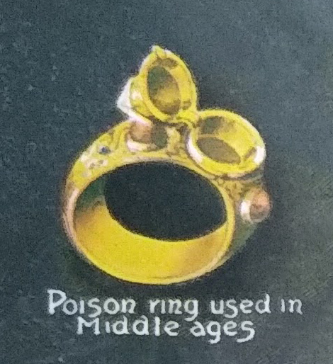 Hinged poison ring from Sally Thorntons jewellery blog on historical rings at Thornton Jeweller Kettering Northampton